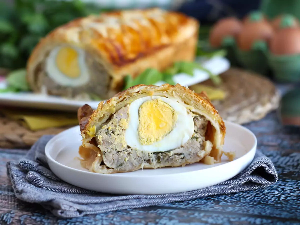 Berijska mesna pita, slastna velikonočna pita za tradicionalni obrok! - fotografija 5