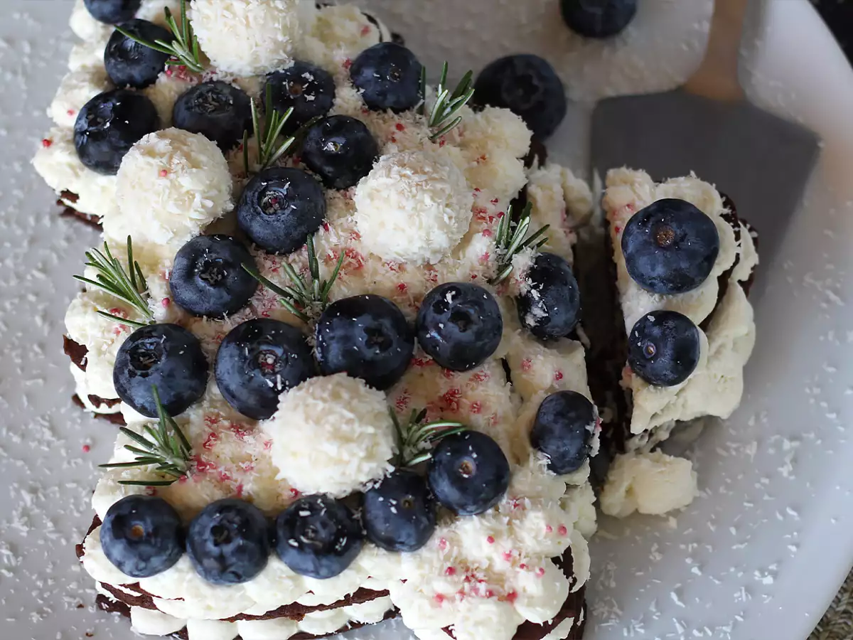 Božična pita v obliki smrečice: edini recept, ki lahko nadomesti božično rulado! - fotografija 2
