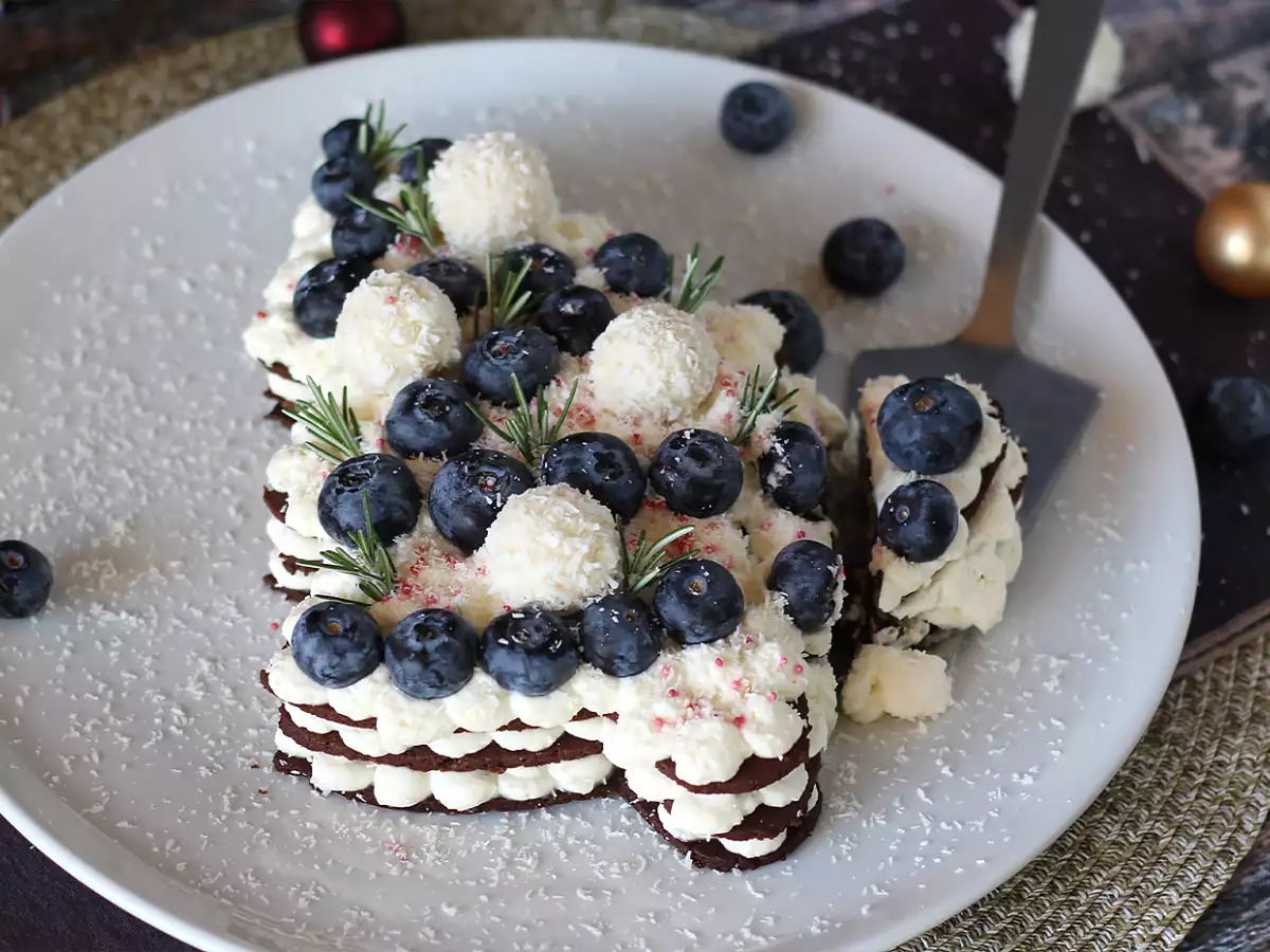 Božična pita v obliki smrečice: edini recept, ki lahko nadomesti božično rulado! - fotografija 6