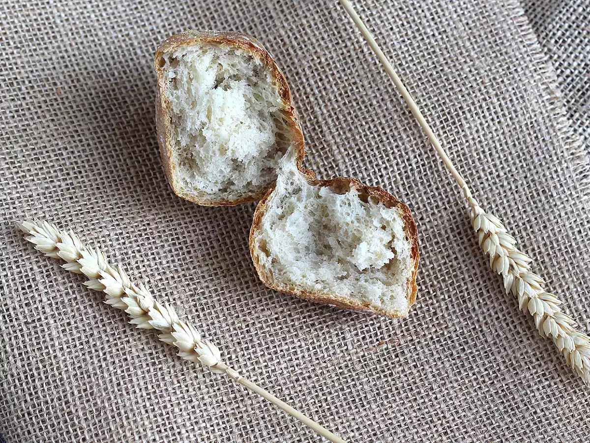 Brez gnetenja kruha - hrustljavi in puhasti! - fotografija 2