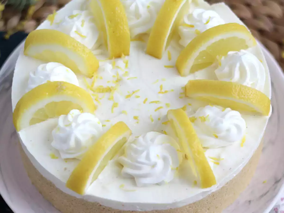 Brez pečenja limonin cheesecake - fotografija 5