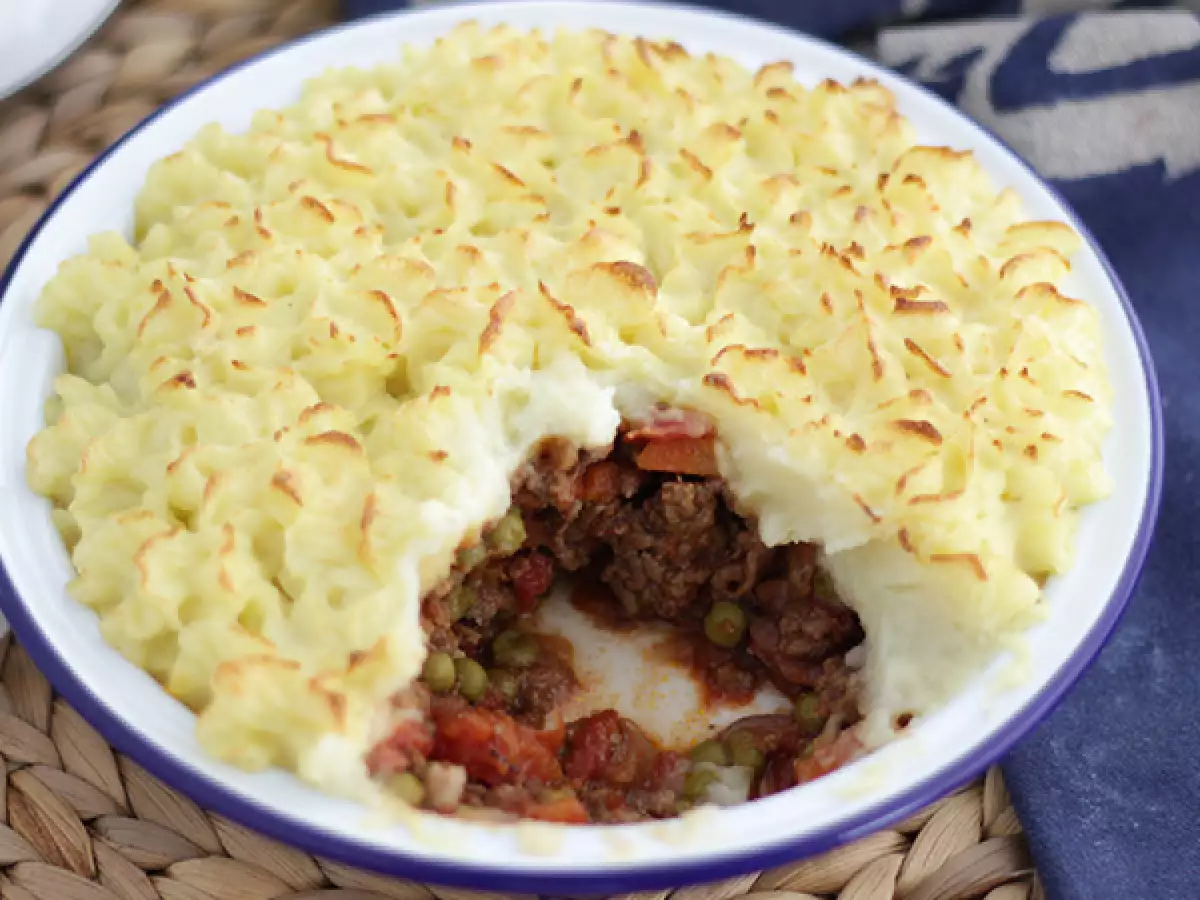 Britanska pastirska pita – Shepherd’s pie - fotografija 3