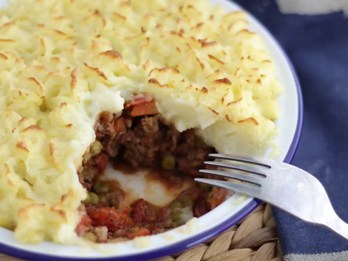Britanska pastirska pita – Shepherd’s pie - fotografija 4