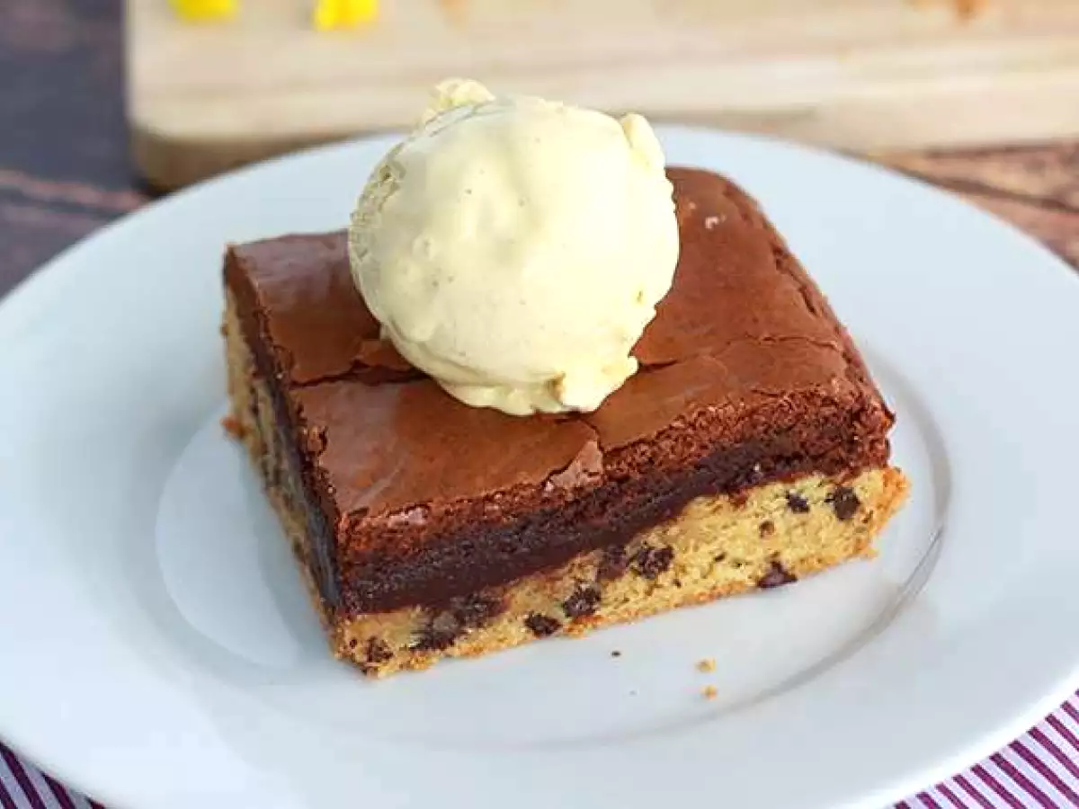 Brookies: popolna kombinacija piškotov in brownija za popoldansko malico! - fotografija 4