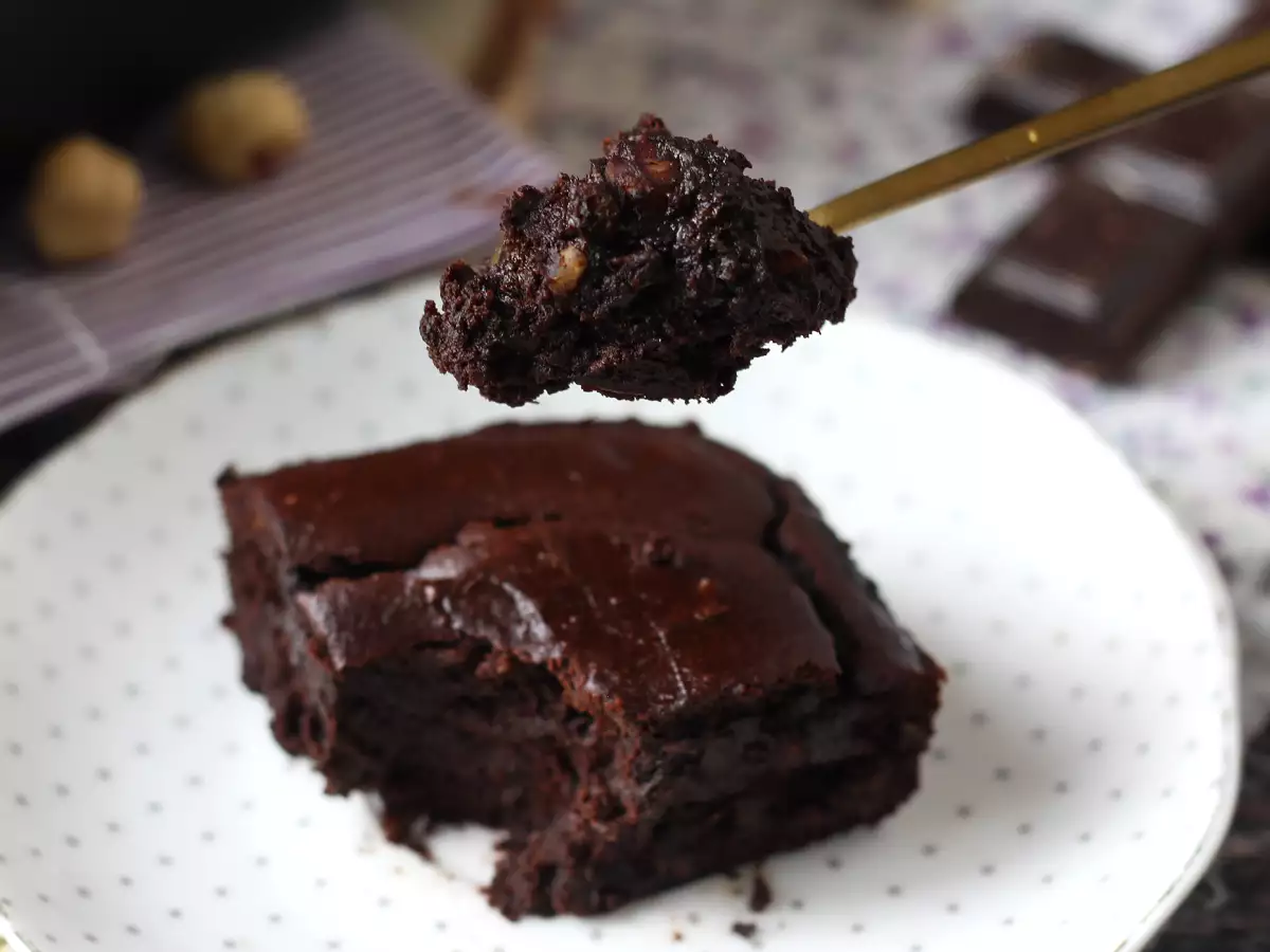 Brownie iz sladkega krompirja brez masla in olja - fotografija 2