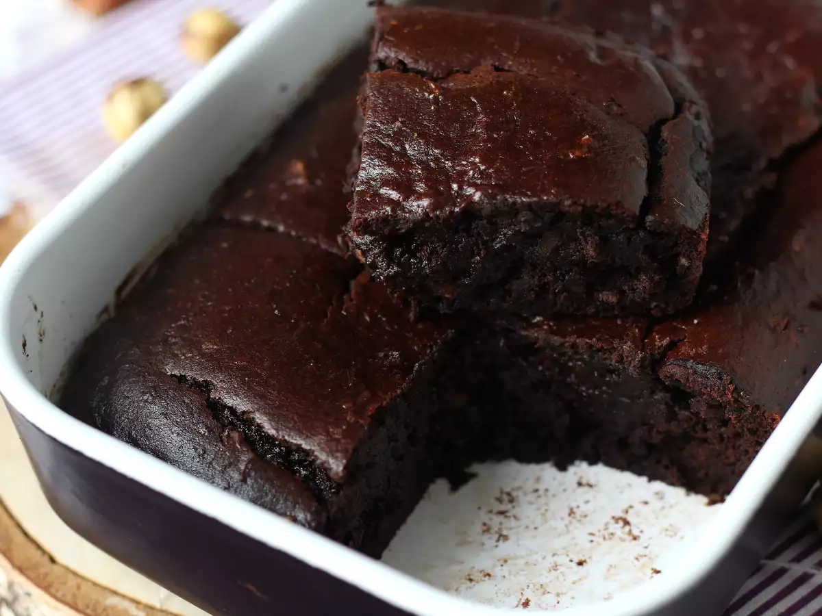 Brownie iz sladkega krompirja brez masla in olja - fotografija 3