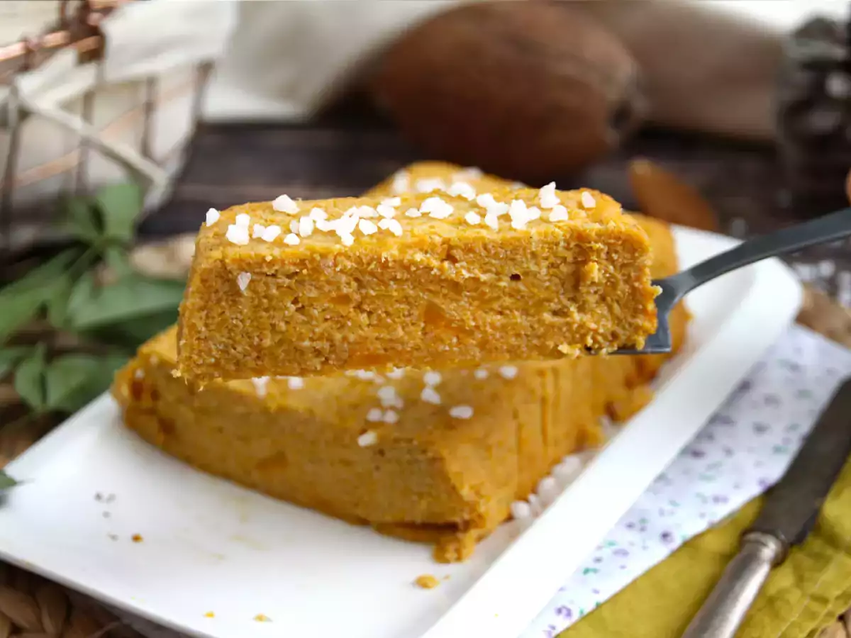 Bučna in kokosova torta (enostavno) - fotografija 2