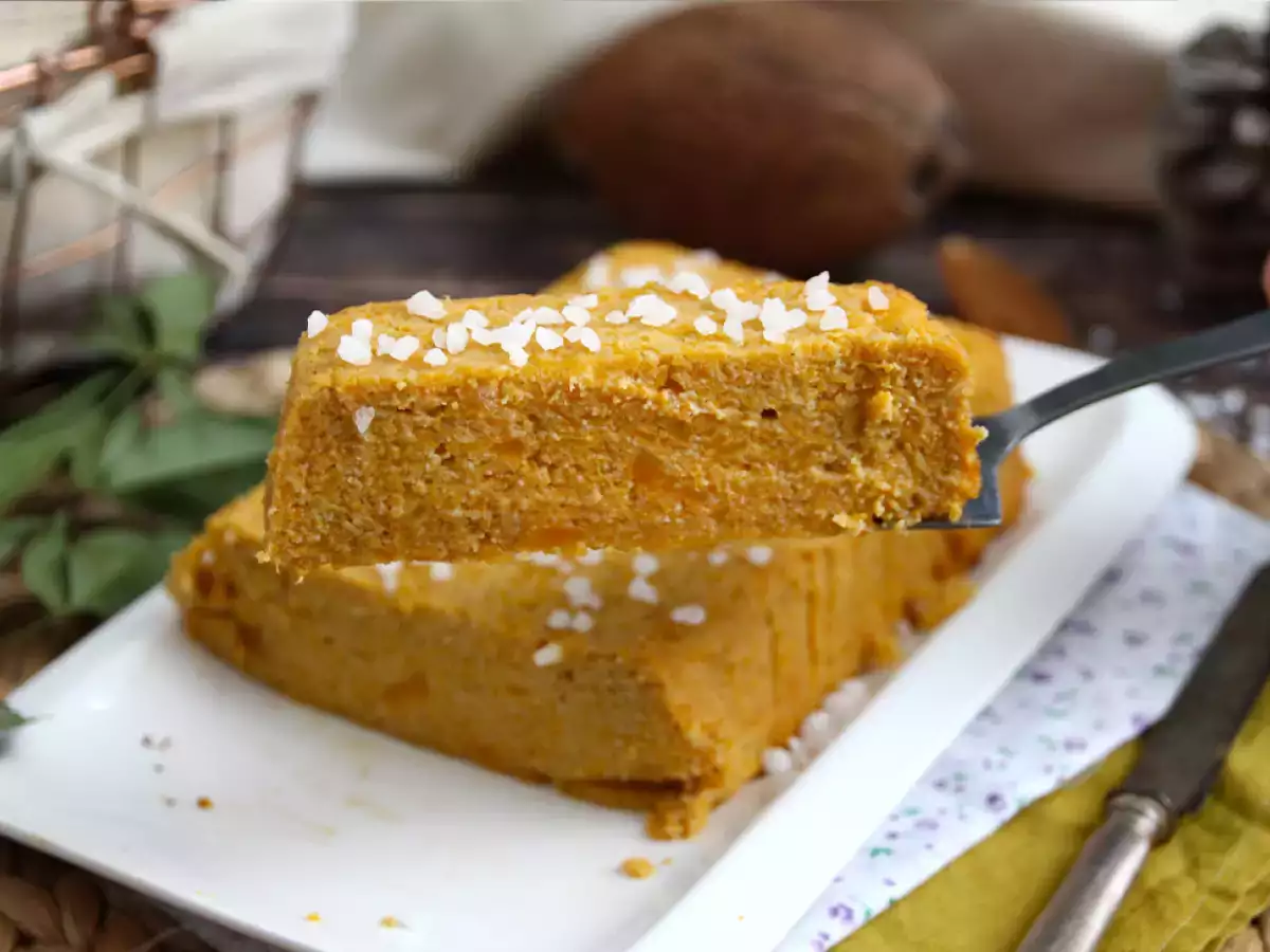 Bučna kokosova torta (preprost recept) - fotografija 2