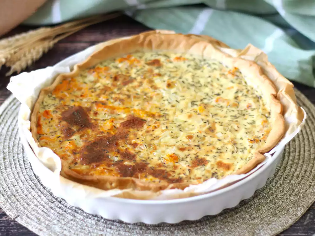 Bučni quiche za preprost in učinkovit obrok - fotografija 3