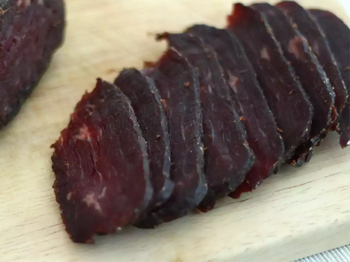 Bündnerfleisch ali surovo goveje meso - fotografija 2