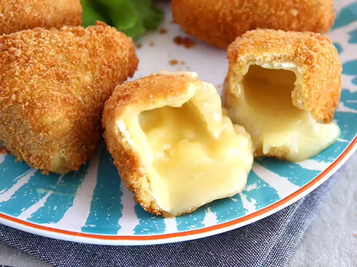 Camembert v prahu, topljiv in hrustljav - fotografija 4