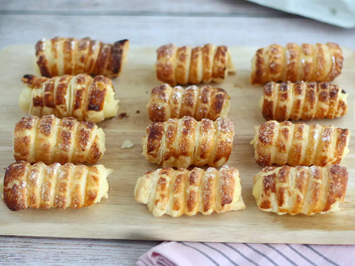 Cannoli z vaniljevo slaščičarsko kremo - fotografija 2