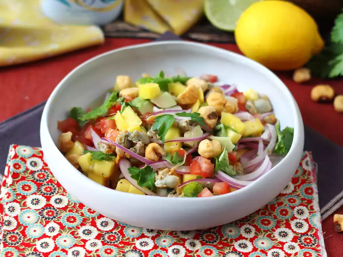 Ceviche s srčankami iz konzerve