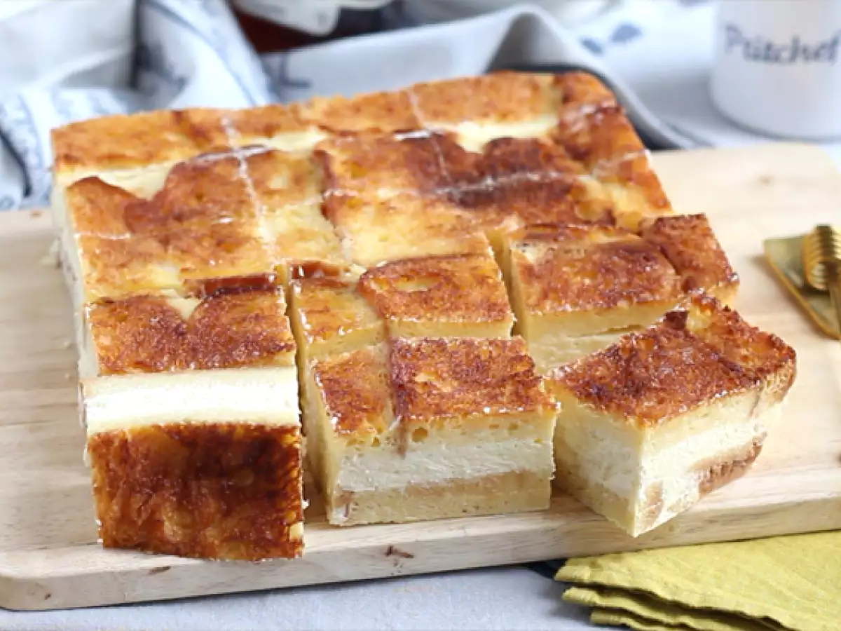 Cheesecake ploščice s francoskimi toastki - fotografija 2