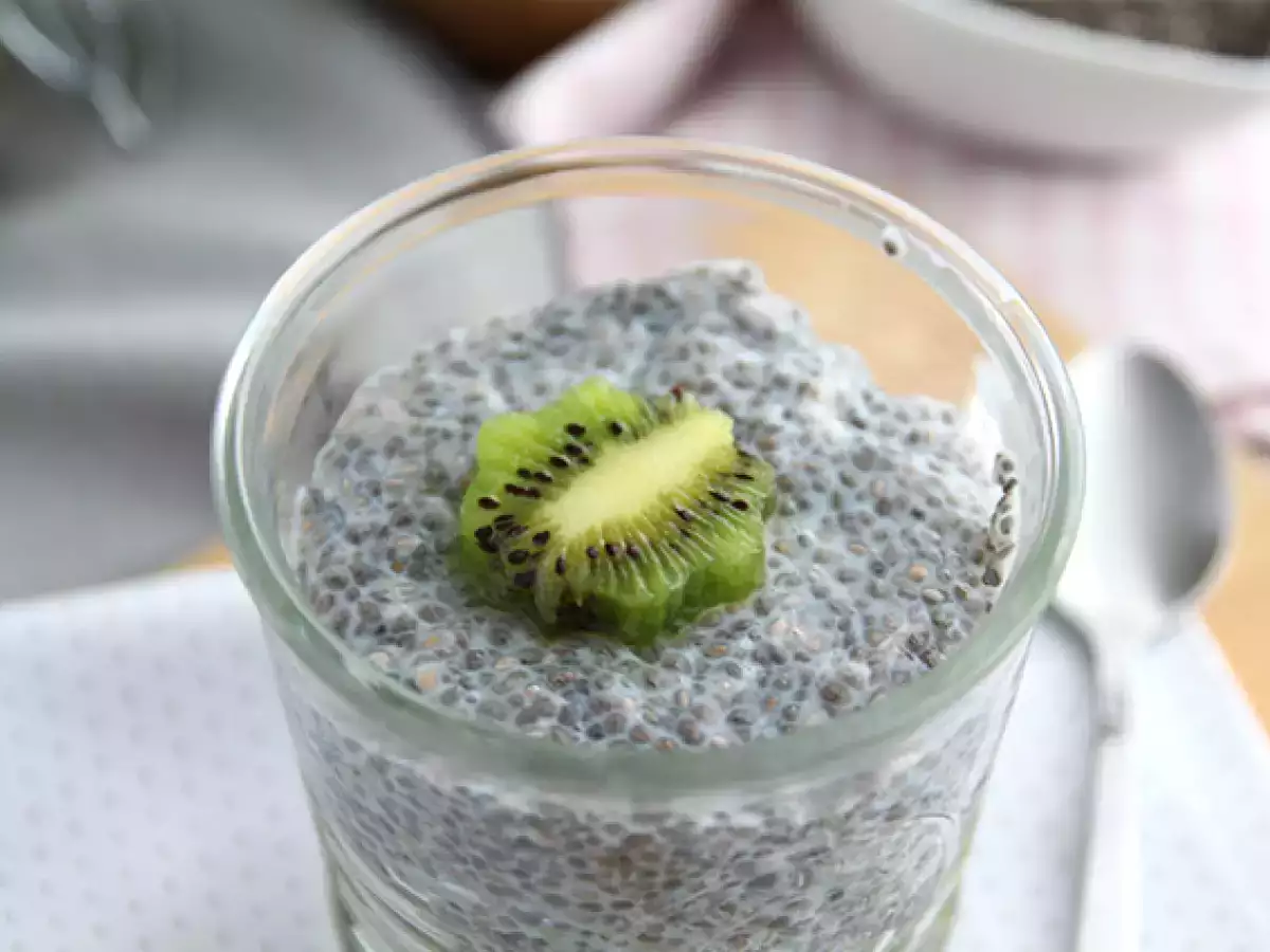 Chia puding s kivijem - fotografija 4