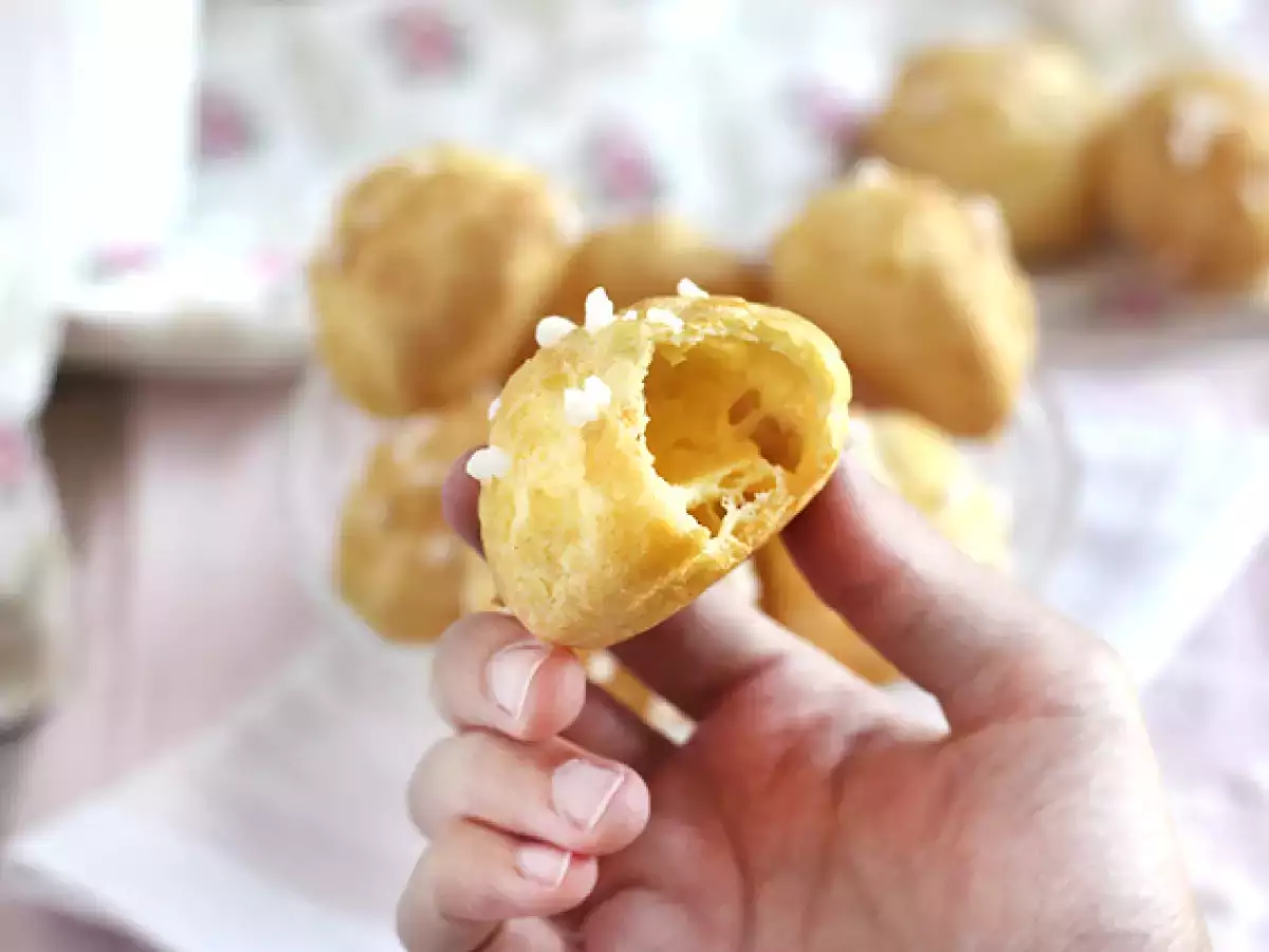 Chouquettes, choux s sladkorjem v prahu - fotografija 2