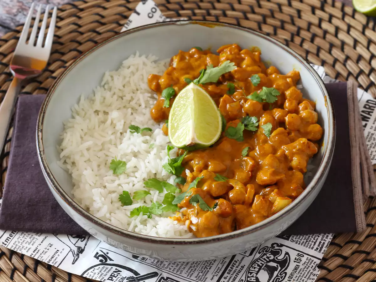 Čičerikin kari – slasten veganski recept - fotografija 3