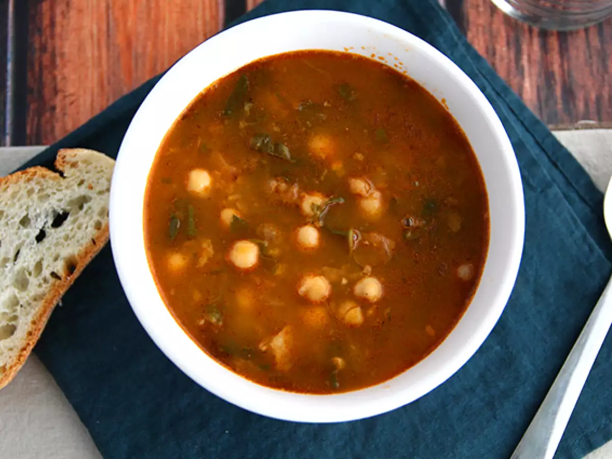 Čičerikina juha s špinačo - fotografija 2