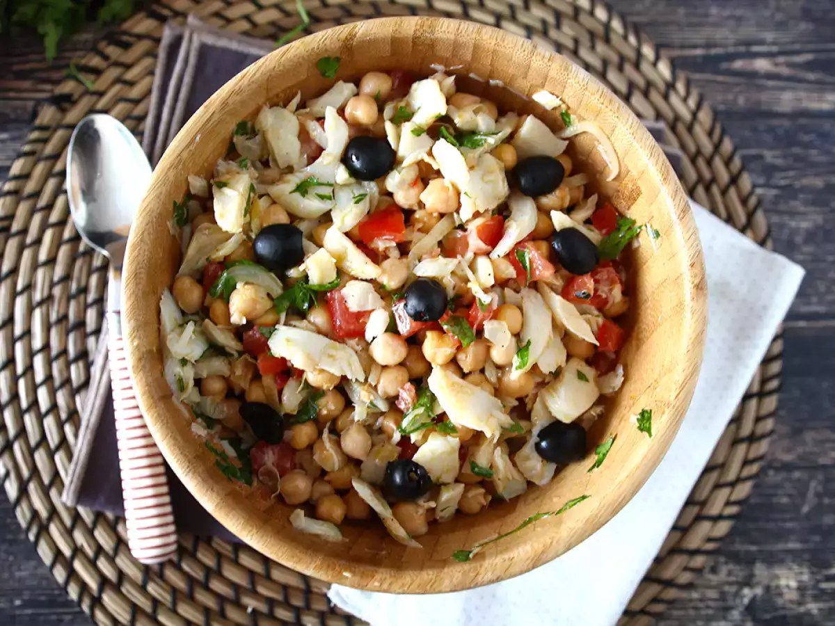 Čičerikina solata s trsko - fotografija 4