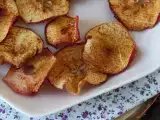 Cimetov jabolčni čips na Air Fryer, fotografija 2