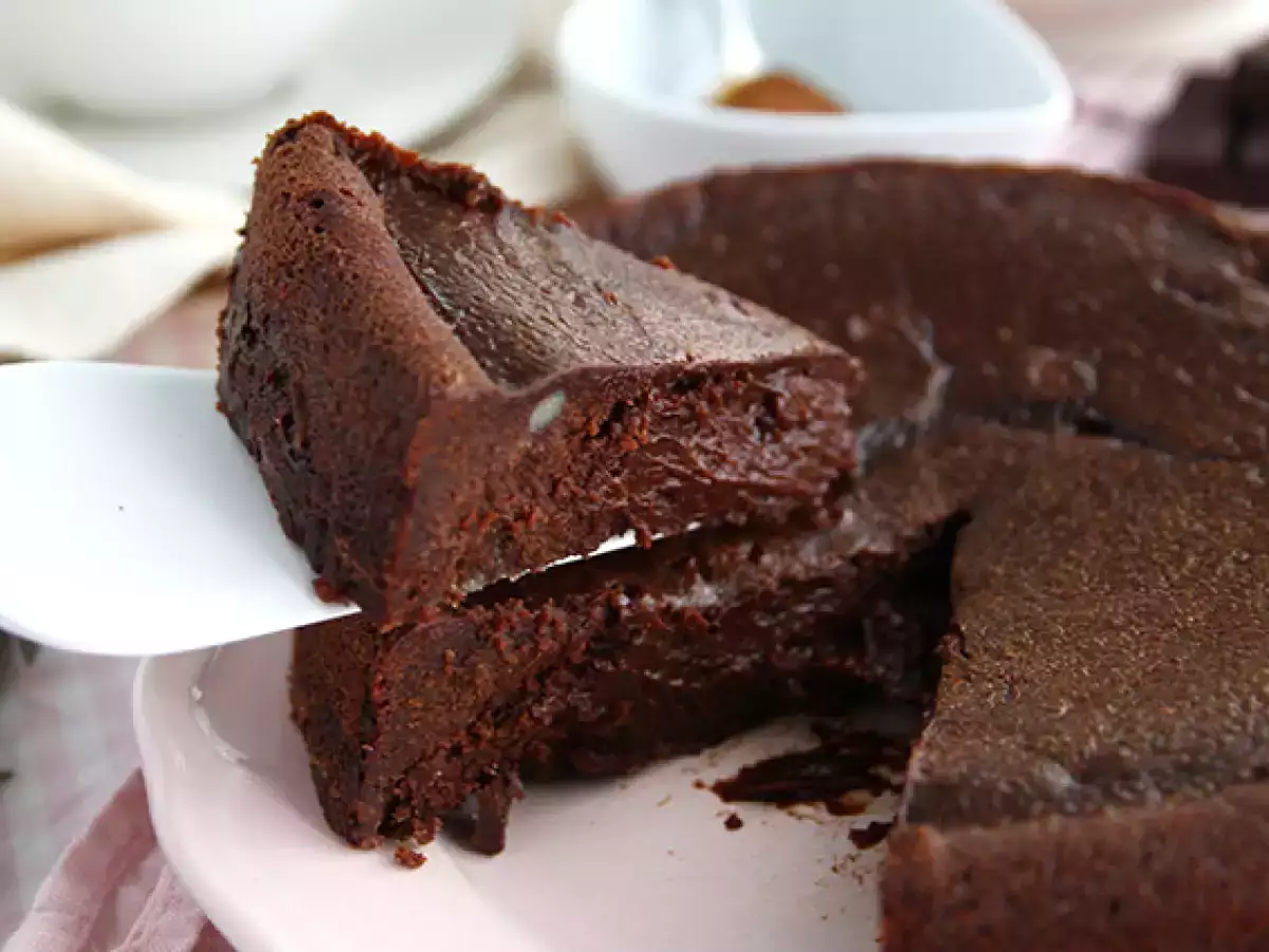 Čokolada in slan masleni karamelni fondant - fotografija 5