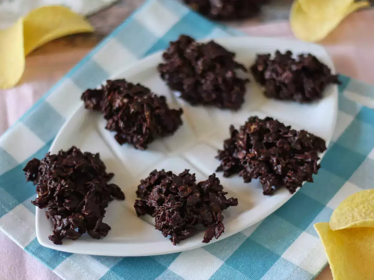 Čokolada Pringles v peščenih vrtnicah - fotografija 2