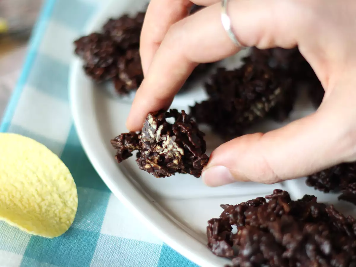 Čokolada Pringles v peščenih vrtnicah - fotografija 5