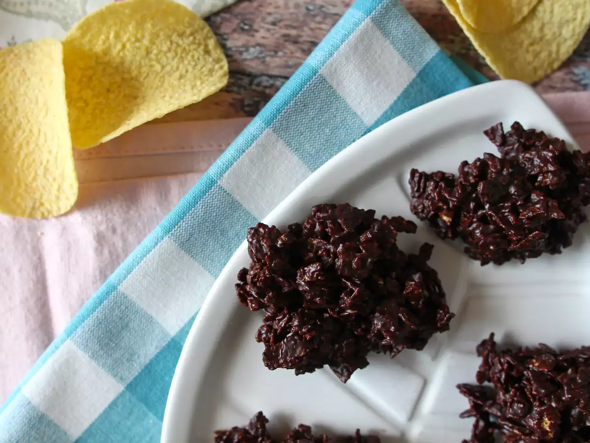 Čokolada Pringles v peščenih vrtnicah - fotografija 6