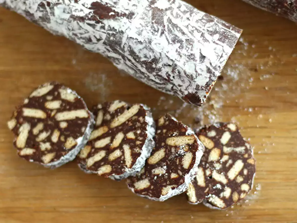 Čokoladna klobasa - fotografija 3