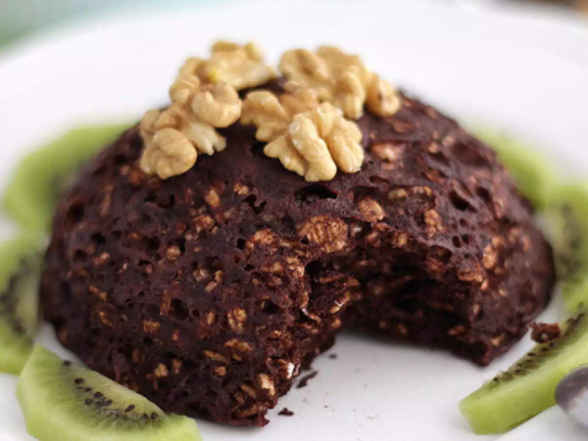 Čokoladna torta s skledo - brez laktoze - fotografija 3