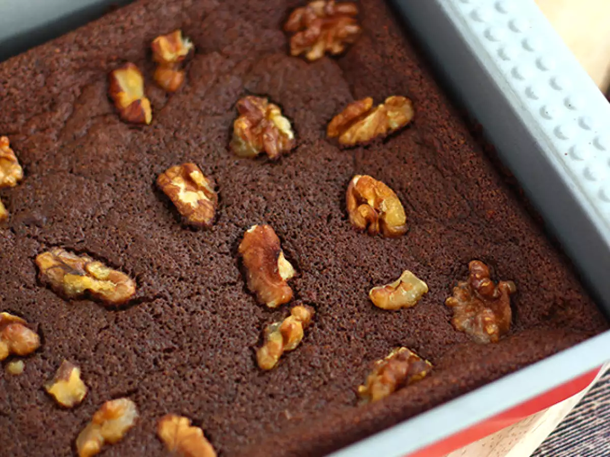Čokoladni brownie brez masla! - fotografija 4