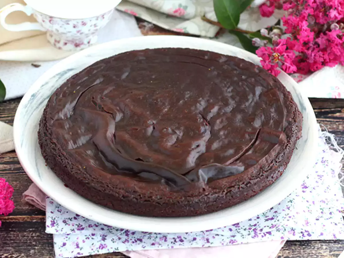 Čokoladni flan (brez glutena) - fotografija 5