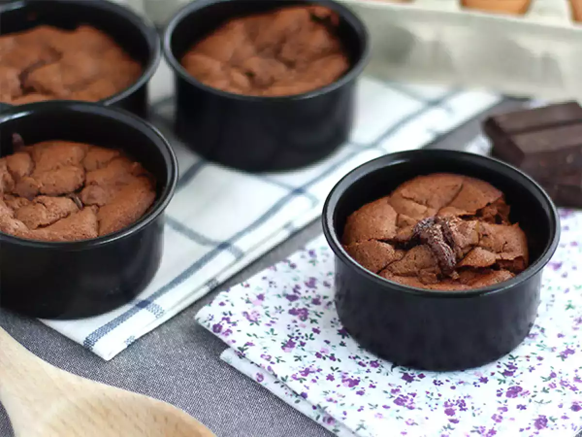 Čokoladni fondant brez glutena - fotografija 3