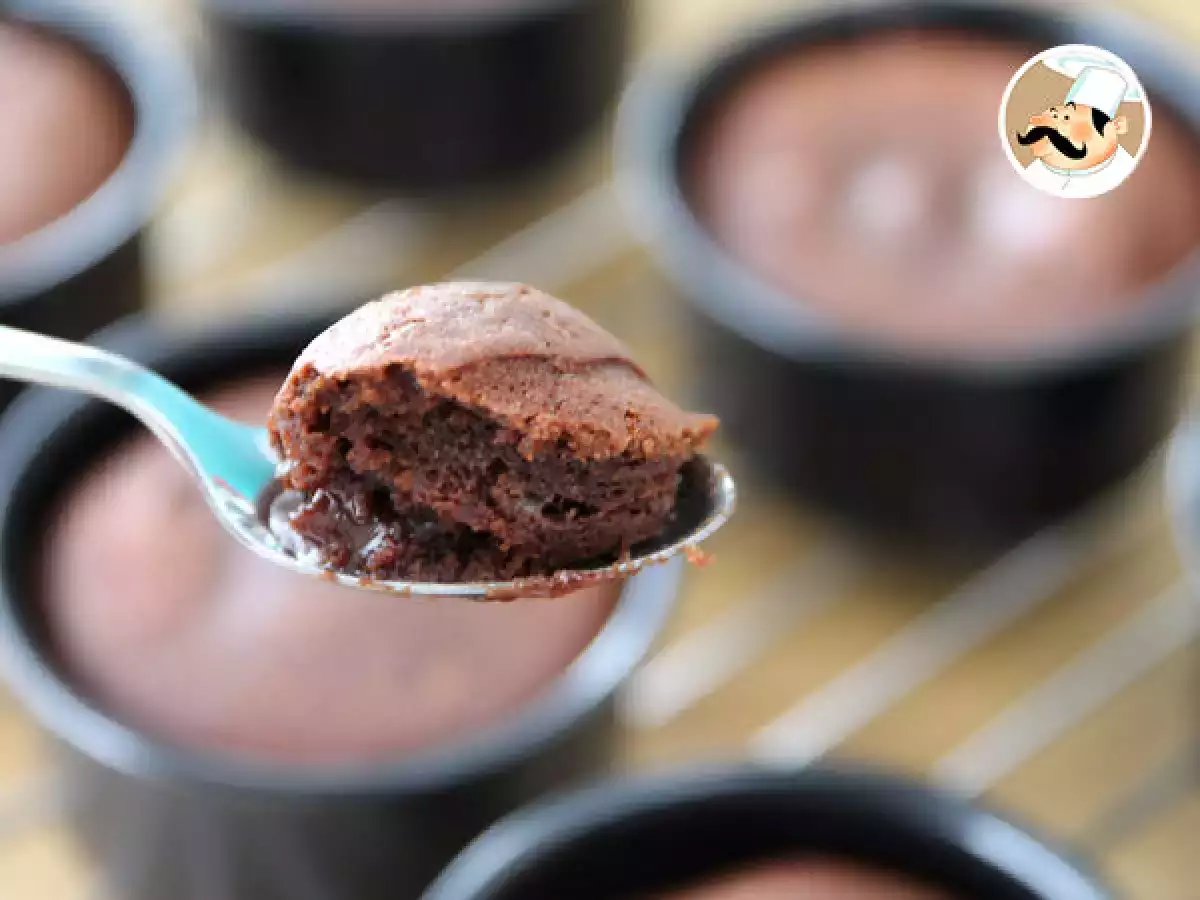 Čokoladni fondant s tekočo sredico – recept korak za korakom - fotografija 4