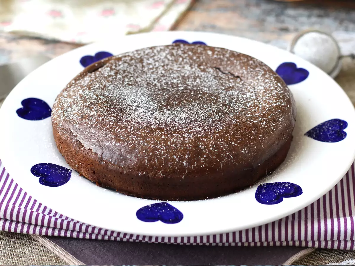 Čokoladni fondant z beljakovinami: preprost recept s sirotko - fotografija 3