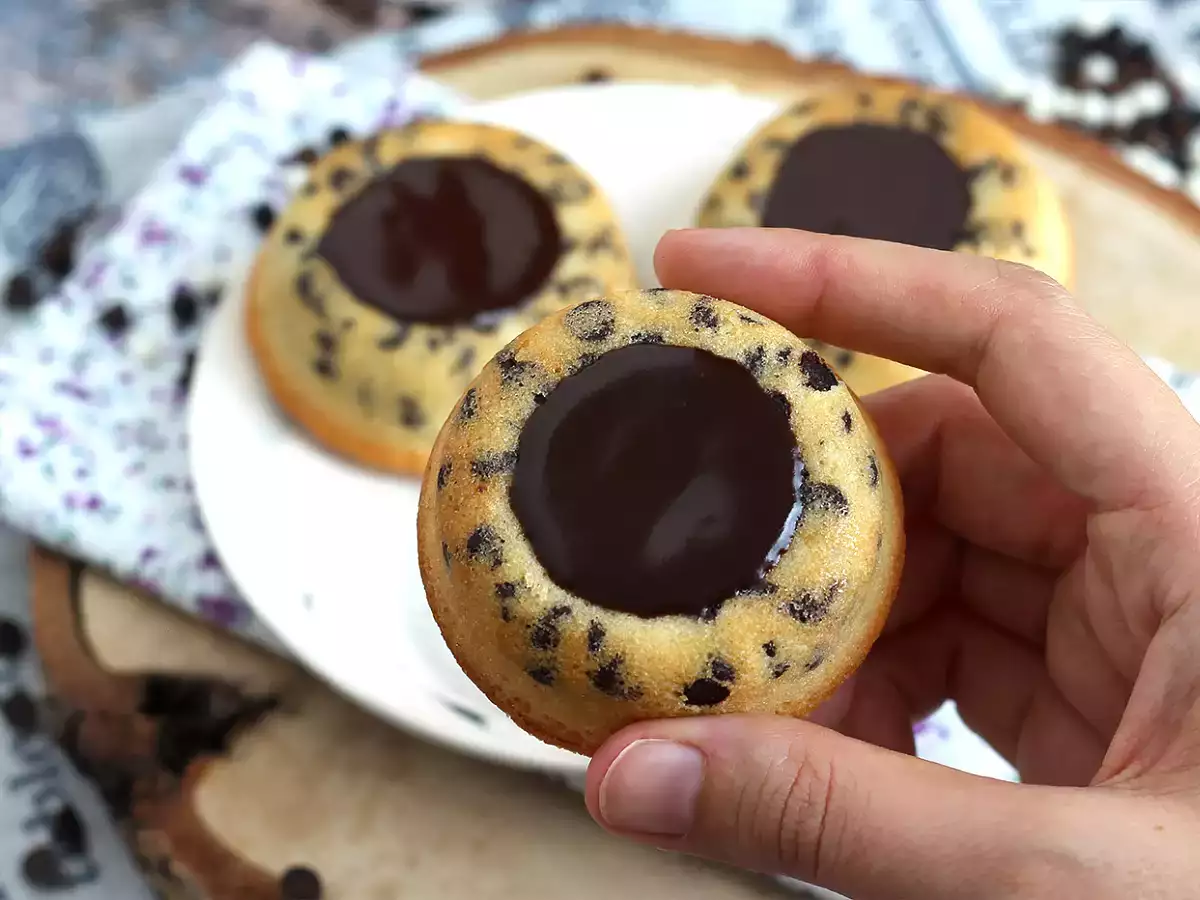 Čokoladno tigrovo pecivo - hrustljav ganache - fotografija 4