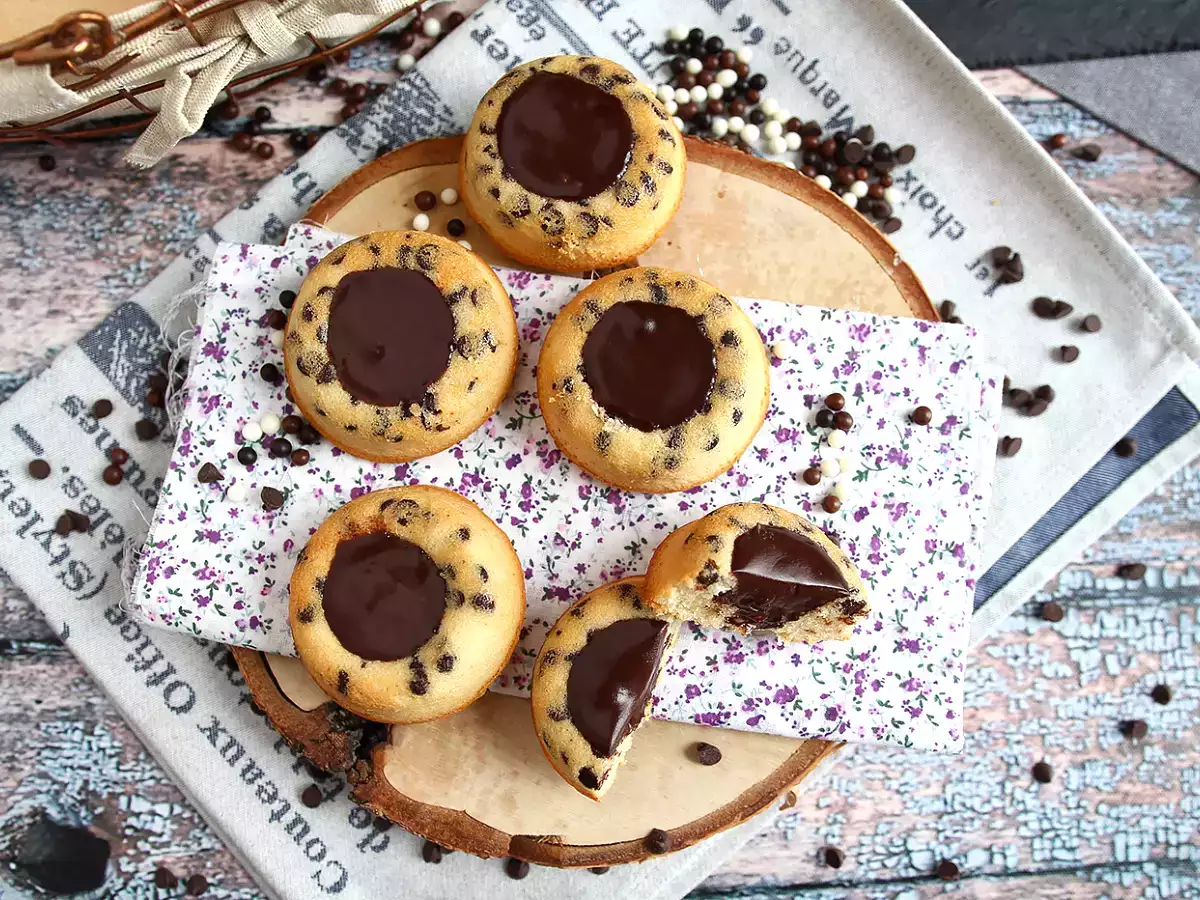 Čokoladno tigrovo pecivo - hrustljav ganache - fotografija 5