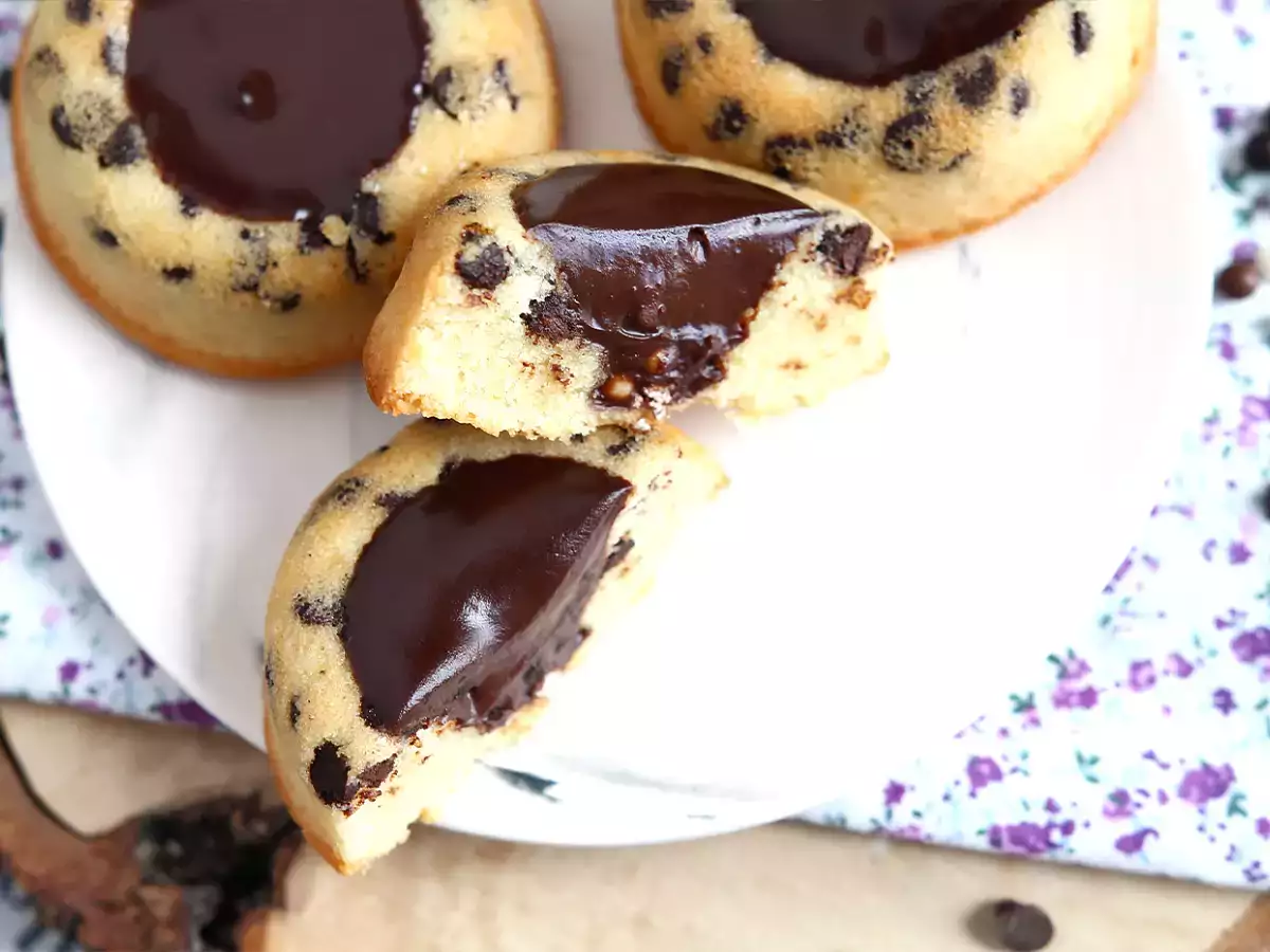 Čokoladno tigrovo pecivo - hrustljav ganache - fotografija 7