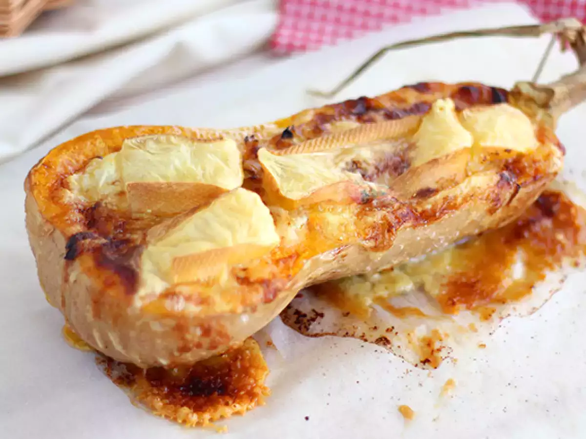 Courgiflette – buča maslenka po vzoru tartiflette - fotografija 2