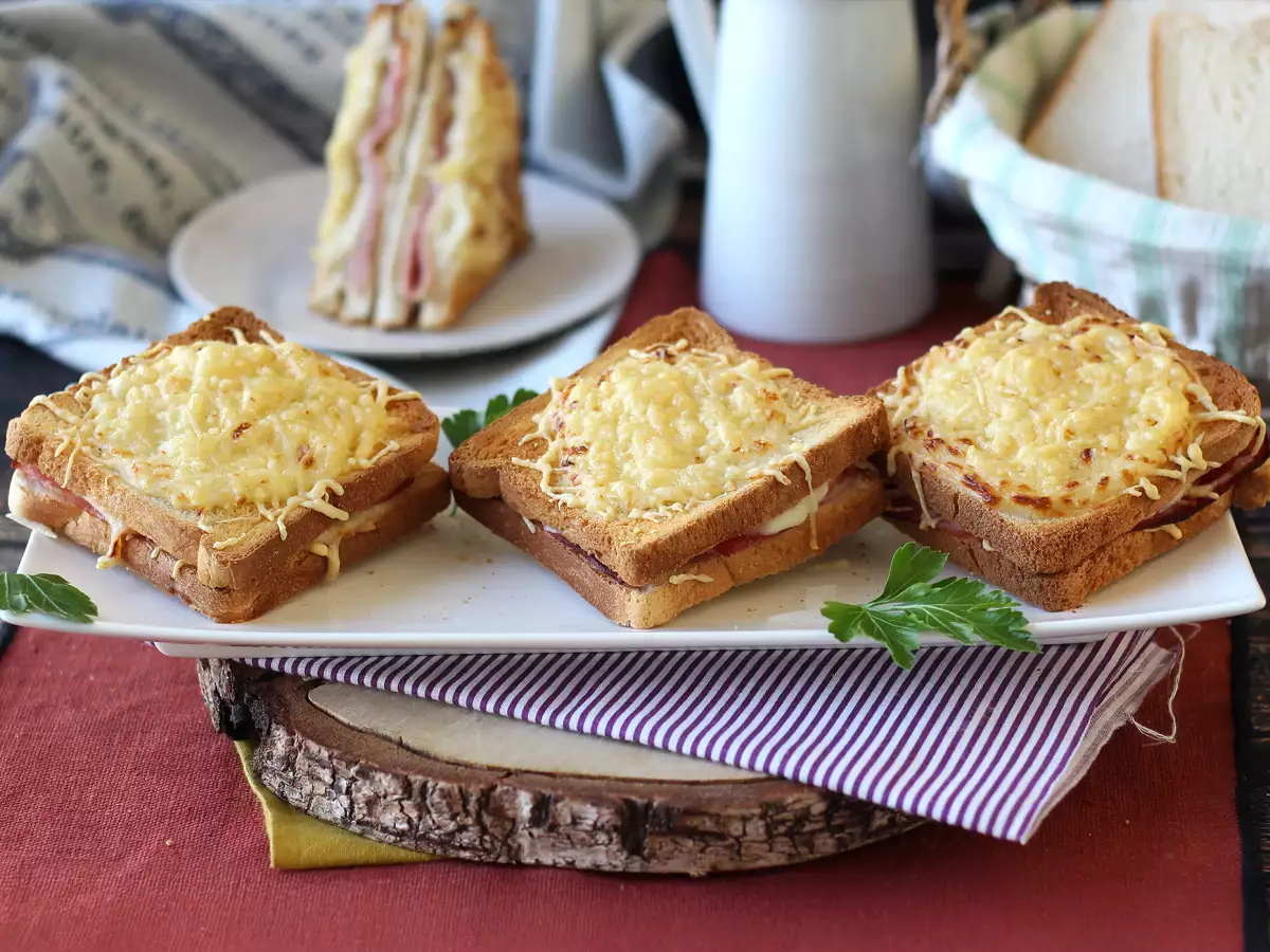 Croque-monsieur v cvrtniku na vroč zrak - fotografija 4