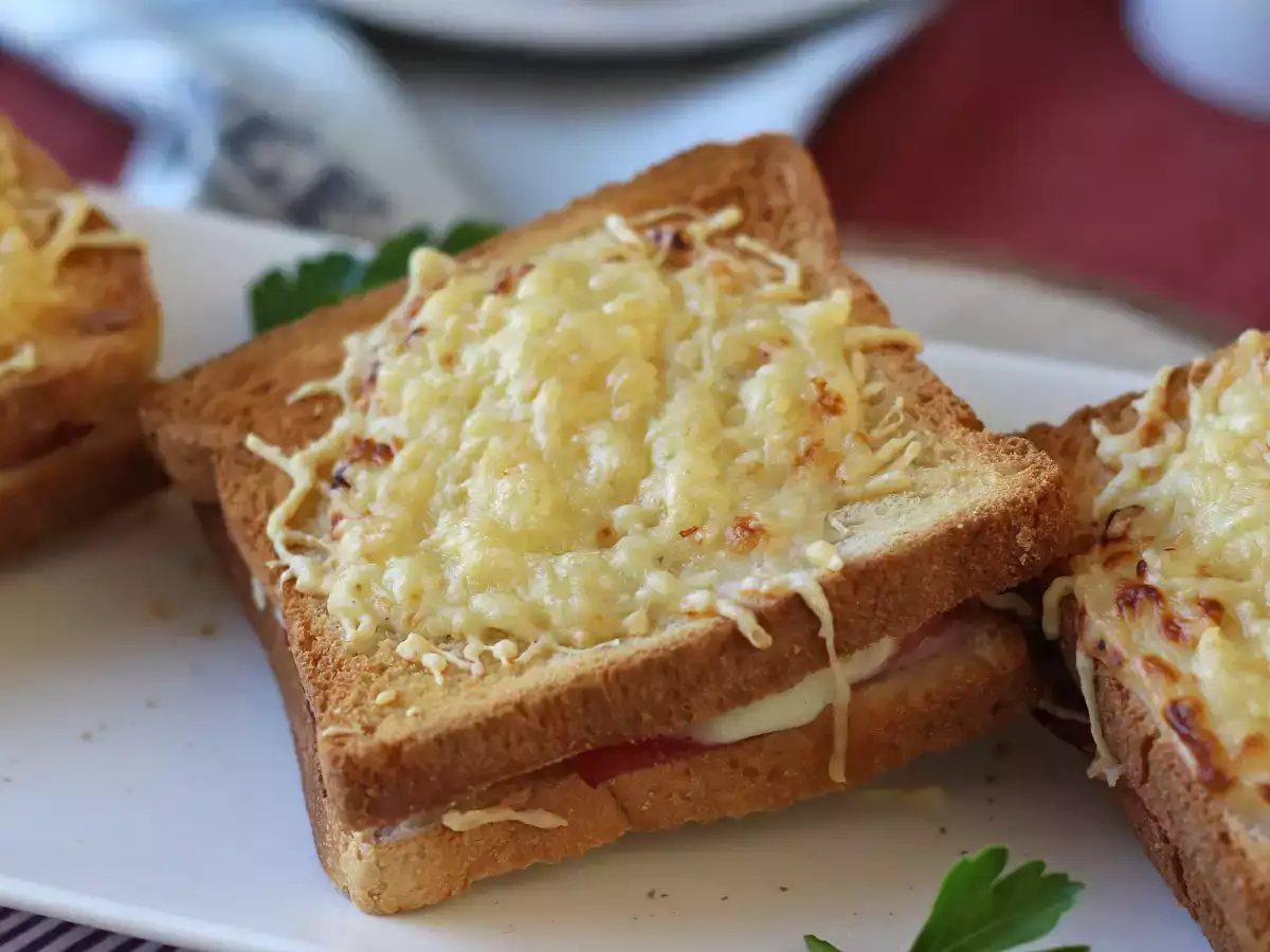 Croque-monsieur v cvrtniku na vroč zrak - fotografija 5