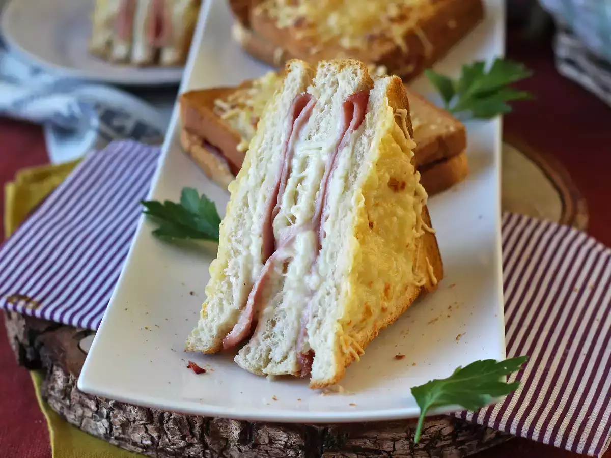 Croque monsieur z AirFryerjem - fotografija 6