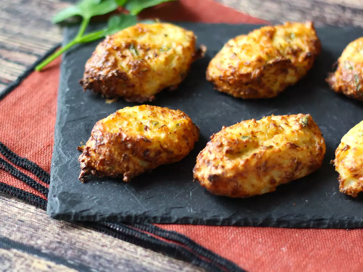 Cvetačne kroglice v cvrtniku na vroč zrak: varčen vegetarijanski recept - fotografija 3