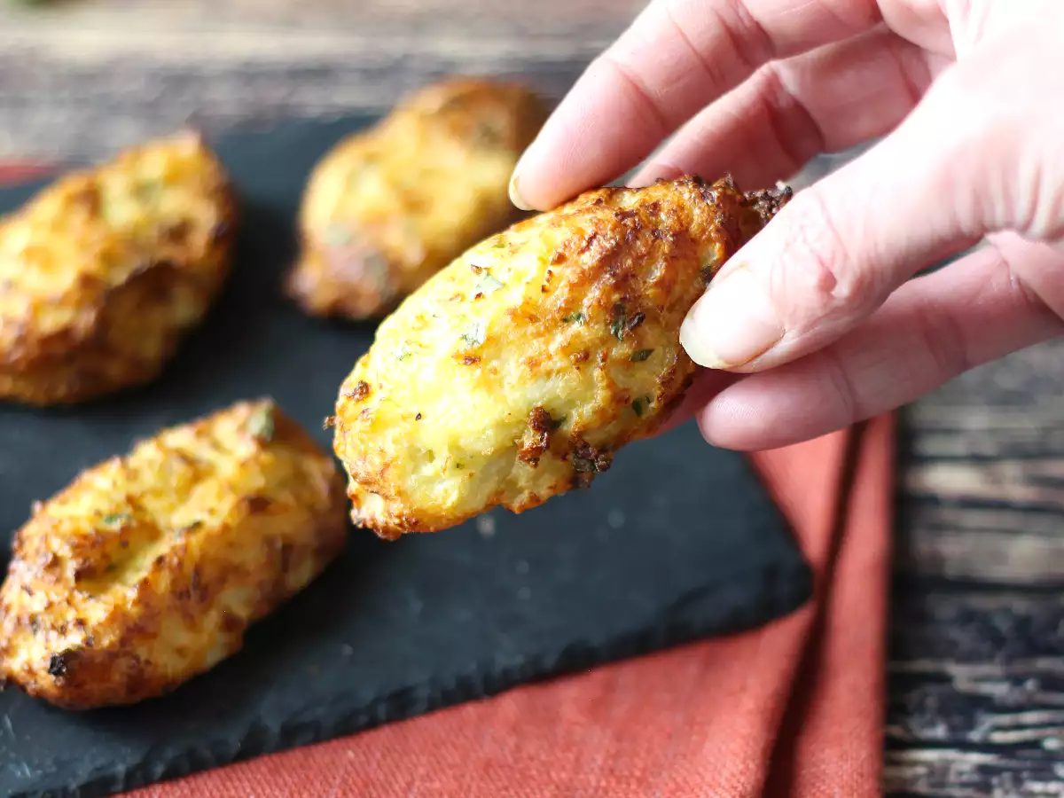 Cvetačne kroglice v cvrtniku na vroč zrak: varčen vegetarijanski recept - fotografija 4
