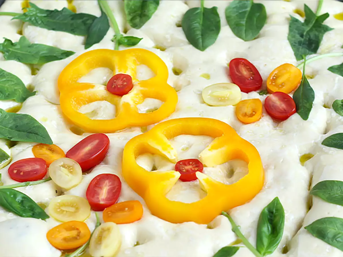 Cvetovi focaccia - umetnost focaccia - fotografija 3