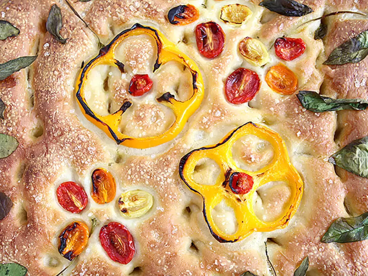 Cvetovi focaccia - umetnost focaccia - fotografija 6