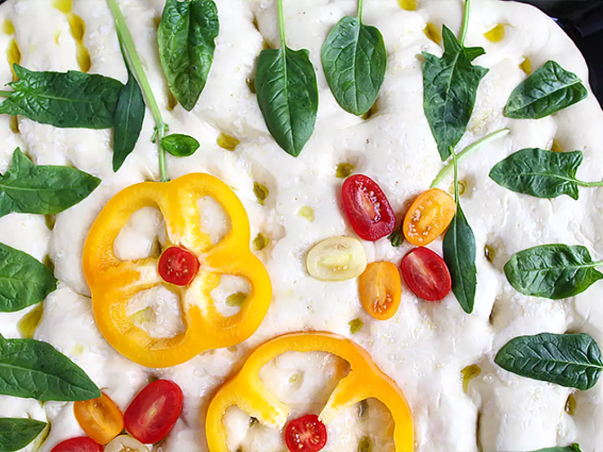 Cvetovi focaccia - umetnost focaccia - fotografija 7