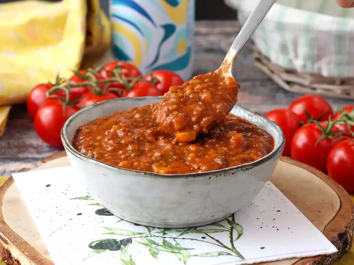 Domača bolonjska omaka - ragù alla bolognese - fotografija 3