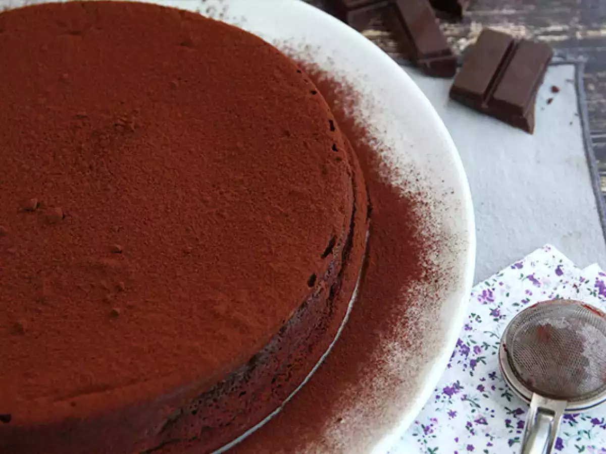Domača čokoladna torta z moussejem - fotografija 3