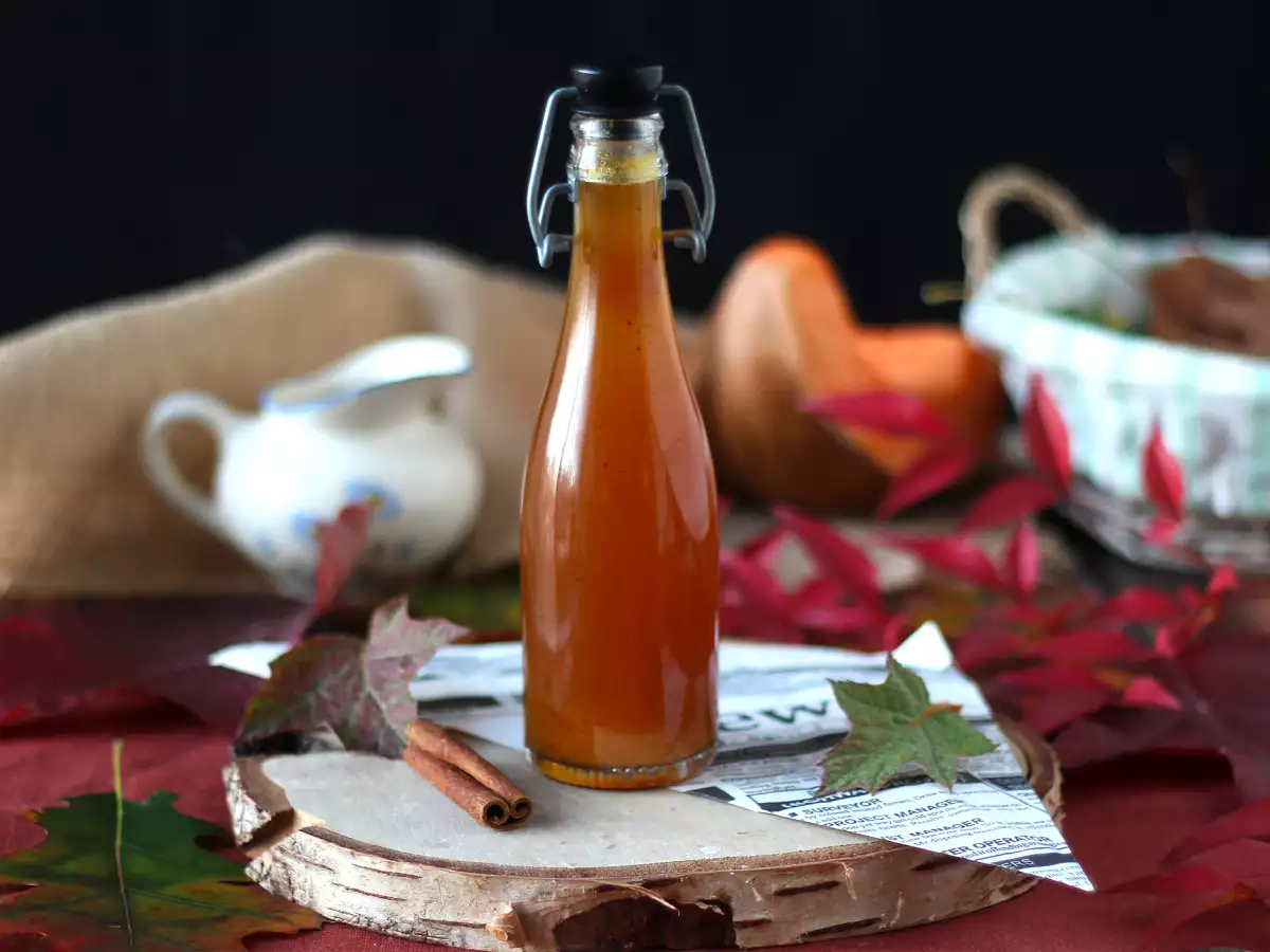 Domači bučni sirup za jesenske in zimske napitke